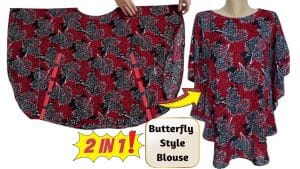 DIY Butterfly Blouse Sewing Tutorial