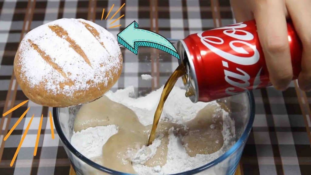 Super quick recipe for Coca-Cola bread