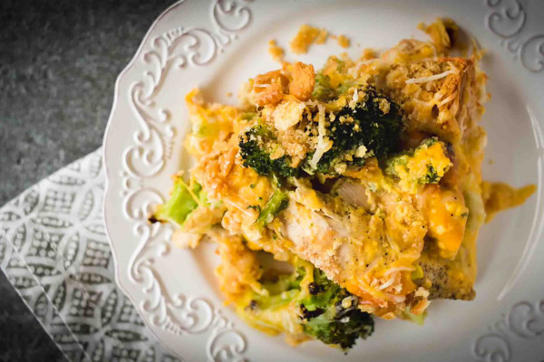 Cracker Barrel inspired cheesy chicken recipe