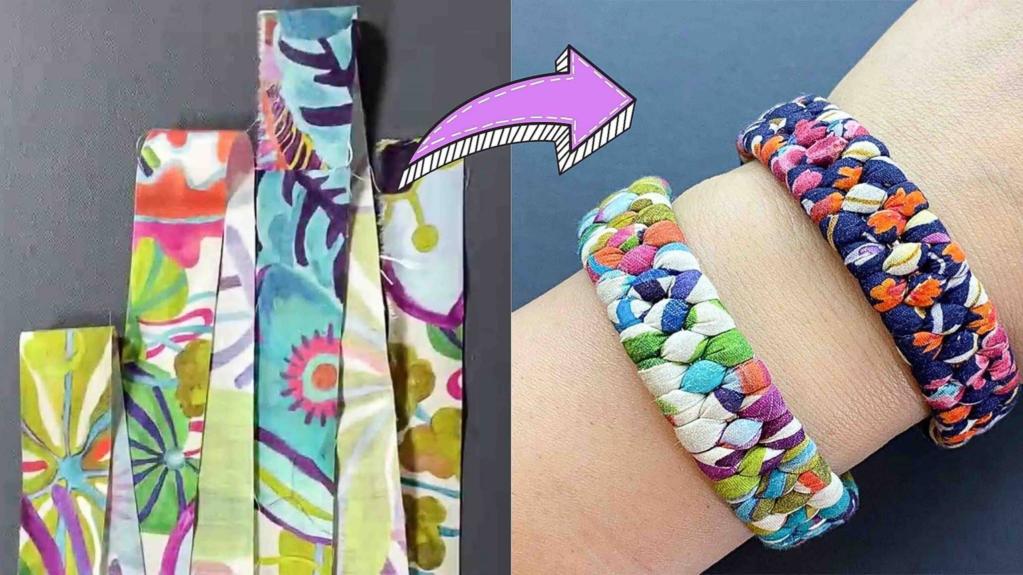 Fabric Bracelets Craft Ideas
