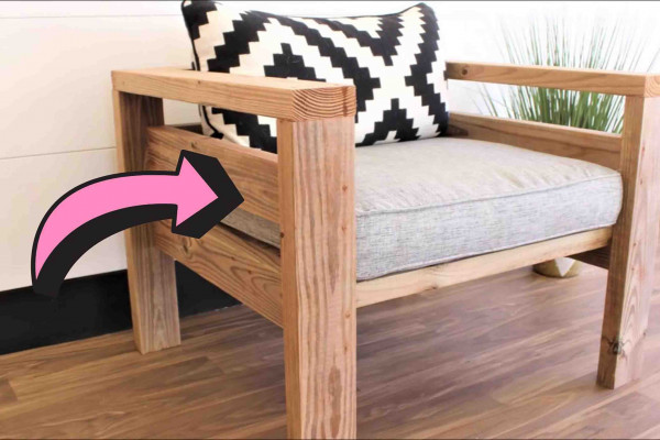 Easy DIY $30 patio chair tutorial for beginners