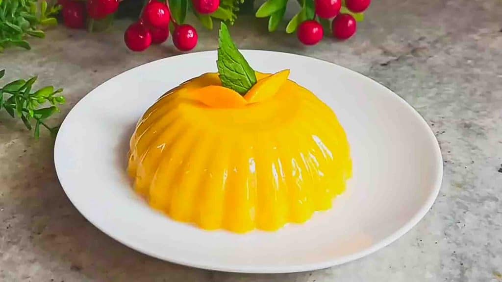 Super easy mango pudding recipe