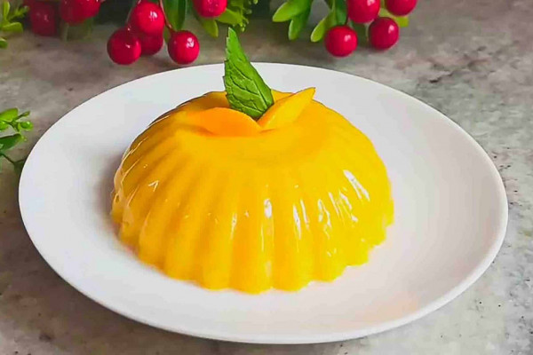 Super easy mango pudding recipe