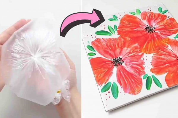 Easy ways and techniques to paint flowers