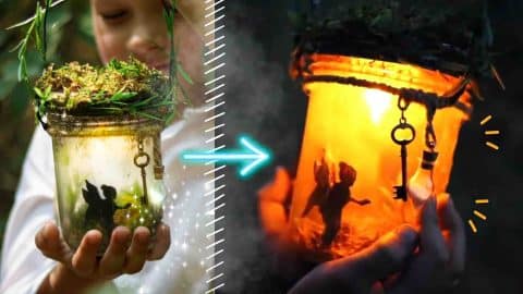 DIY Fairy Night Light Using A Jar | DIY Joy Projects and Crafts Ideas