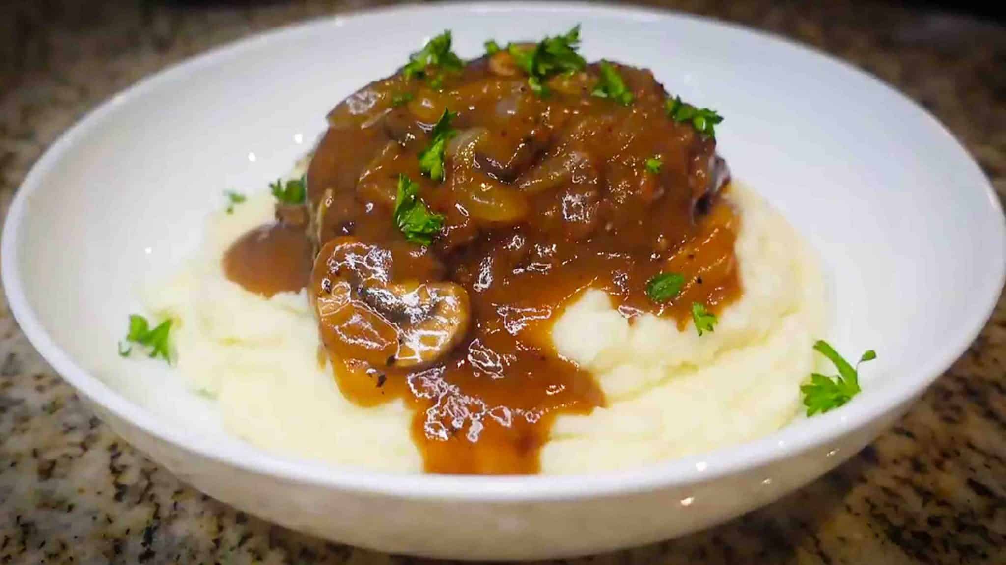 Old-School Hamburger Steak and Gravy Recipe | DIY Joy Projects and Crafts Ideas