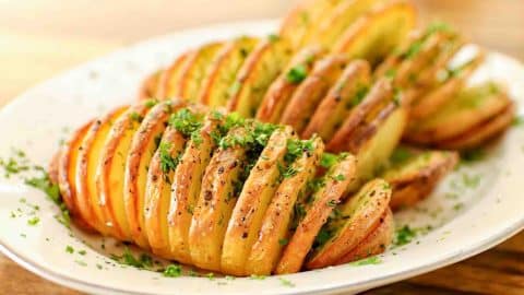 Easy Hasselback Potatoes Recipe | DIY Joy Projects and Crafts Ideas