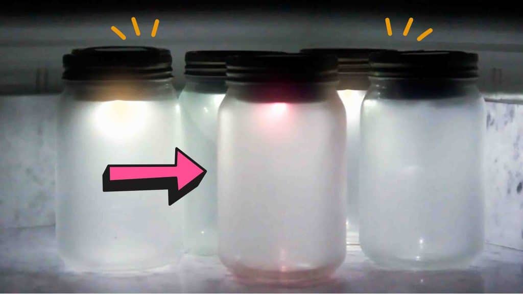 Making mason jars into solar lights