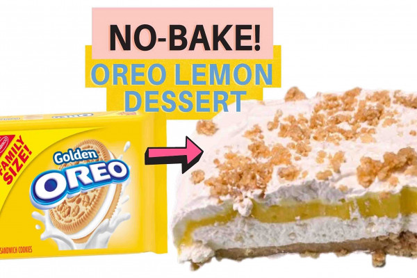 Recipe for no-bake golden oreo dessert