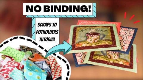 Easy No-Binding Potholder Tutorial | DIY Joy Projects and Crafts Ideas