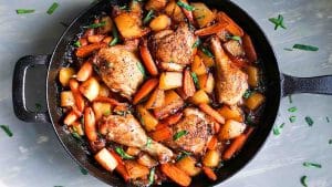 One-Pan Honey Garlic Chicken & Veggies Recipe