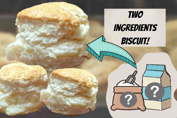 Making an old-fashioned two-ingredient biscuit recipe