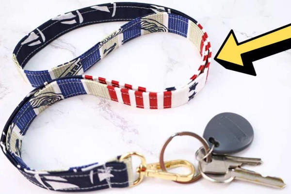 10-Minute Lanyard Sewing Tutorial