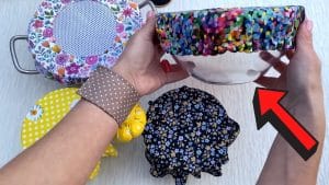 3 DIY Fabric Scrap Bowl Covers