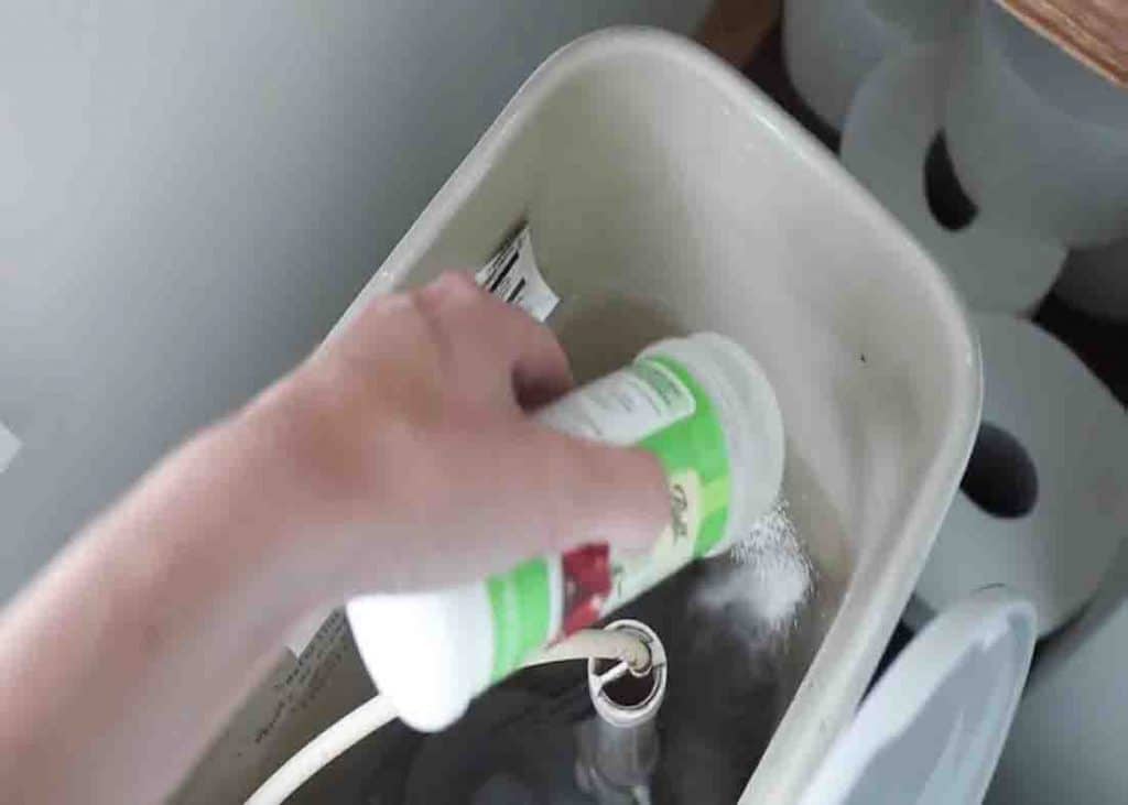 Using citric-acid to clean the toilet tank