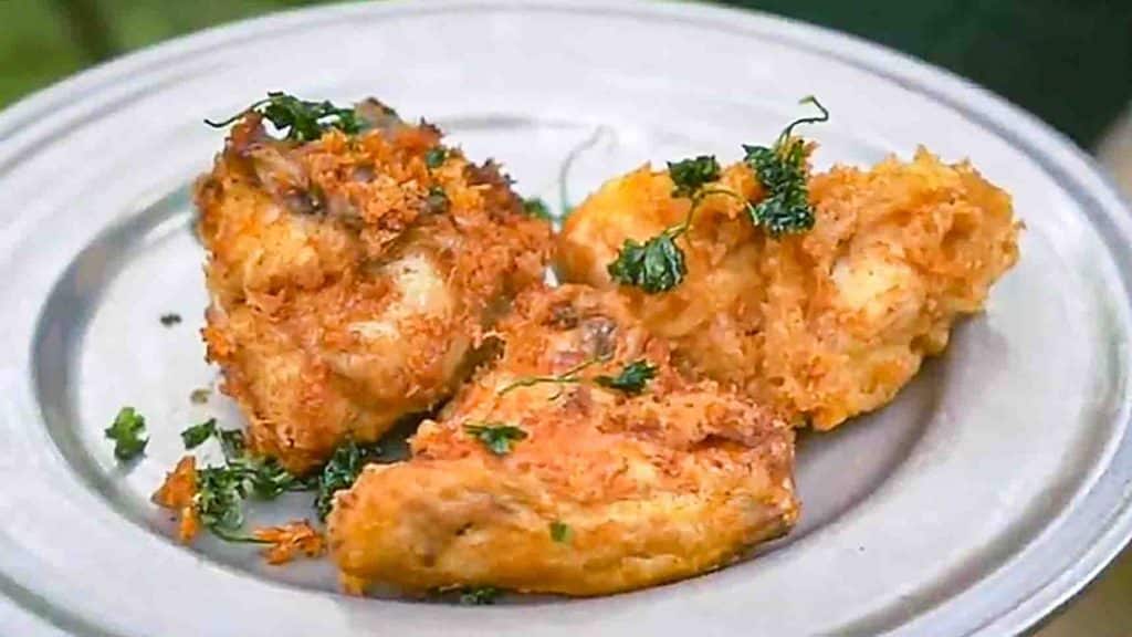 Fried chicken recipe from the 18th century