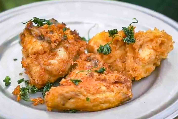 Fried chicken recipe from the 18th century