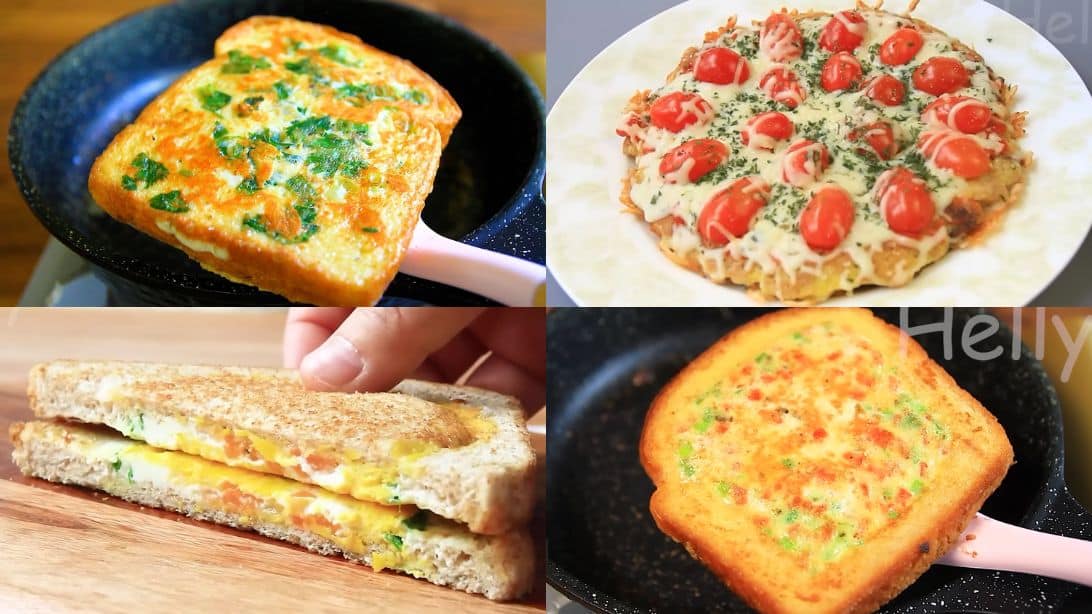 4 Quick Egg Recipes To Make With Sliced Bread | DIY Joy Projects and Crafts Ideas