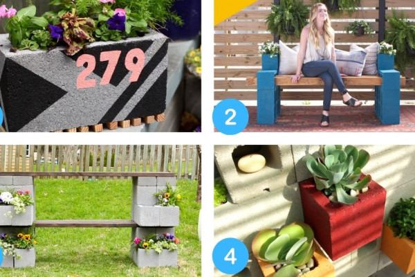 7 Fun and Creative Cinder Block DIYs