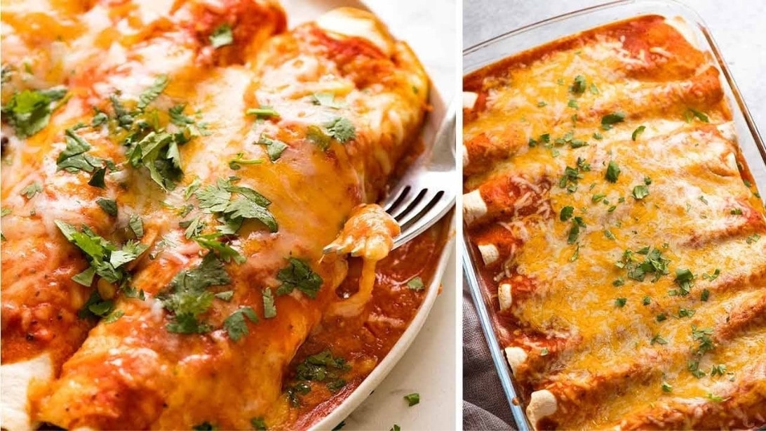 Cheesy Chicken Enchilada Recipe | DIY Joy Projects and Crafts Ideas