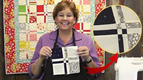 Disappearing 4 Patch Quilt Block Tutorial | DIY Joy Projects and Crafts Ideas