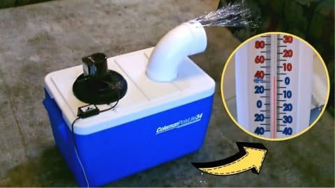 Easy DIY Air Conditioner Tutorial (Can Be Solar Powered) | DIY Joy Projects and Crafts Ideas