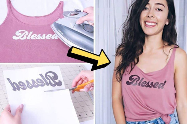 Easy DIY Custom Print Shirts Using An Iron