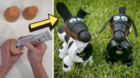 Easy DIY Garden Clay Pot Dogs Tutorial | DIY Joy Projects and Crafts Ideas
