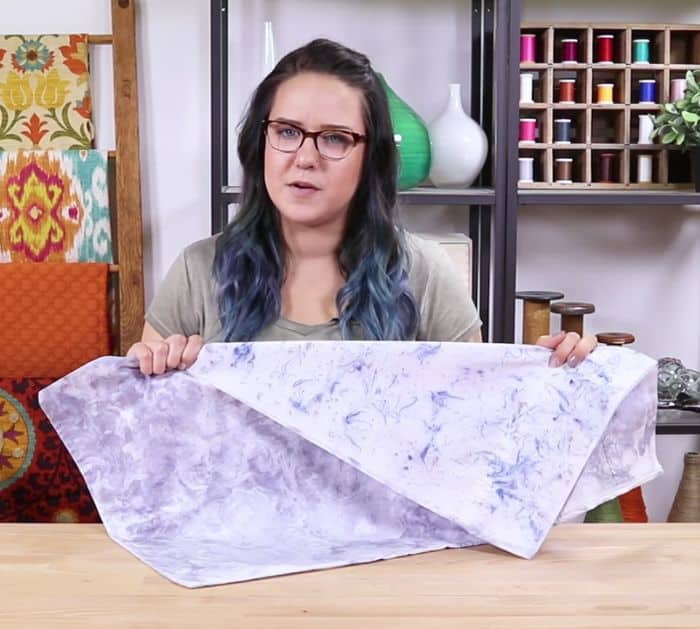 Easy Marble Dyeing Technique Using A Shaving Cream