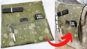 Easy Remote Control Holder Sewing Tutorial