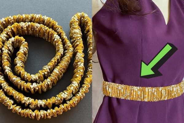 Easy Scrunchie Belt Tutorial