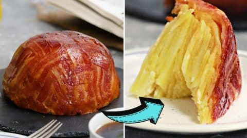 Easy To Make Shareable Bacon Cheese Potato Dome | DIY Joy Projects and Crafts Ideas