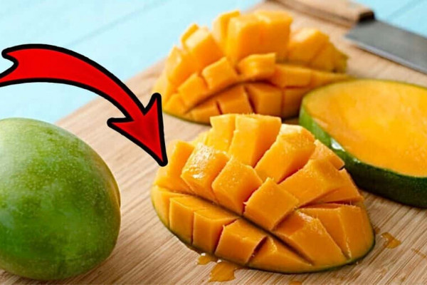 Fast & Easy Way To Dice A Mango