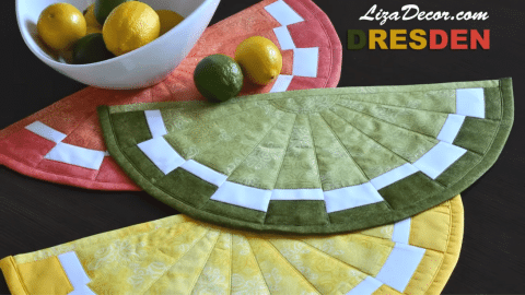 Fruit Quilt Placemat Tutorial | DIY Joy Projects and Crafts Ideas