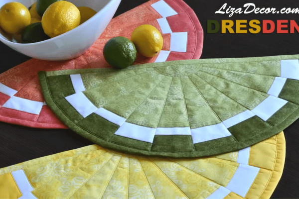 Fruit Quilt Placemat Tutorial