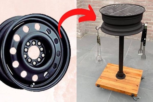 How To Make A DIY Car Rim BBQ Grill