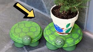 How To Make Turtle Flower Pot Holders