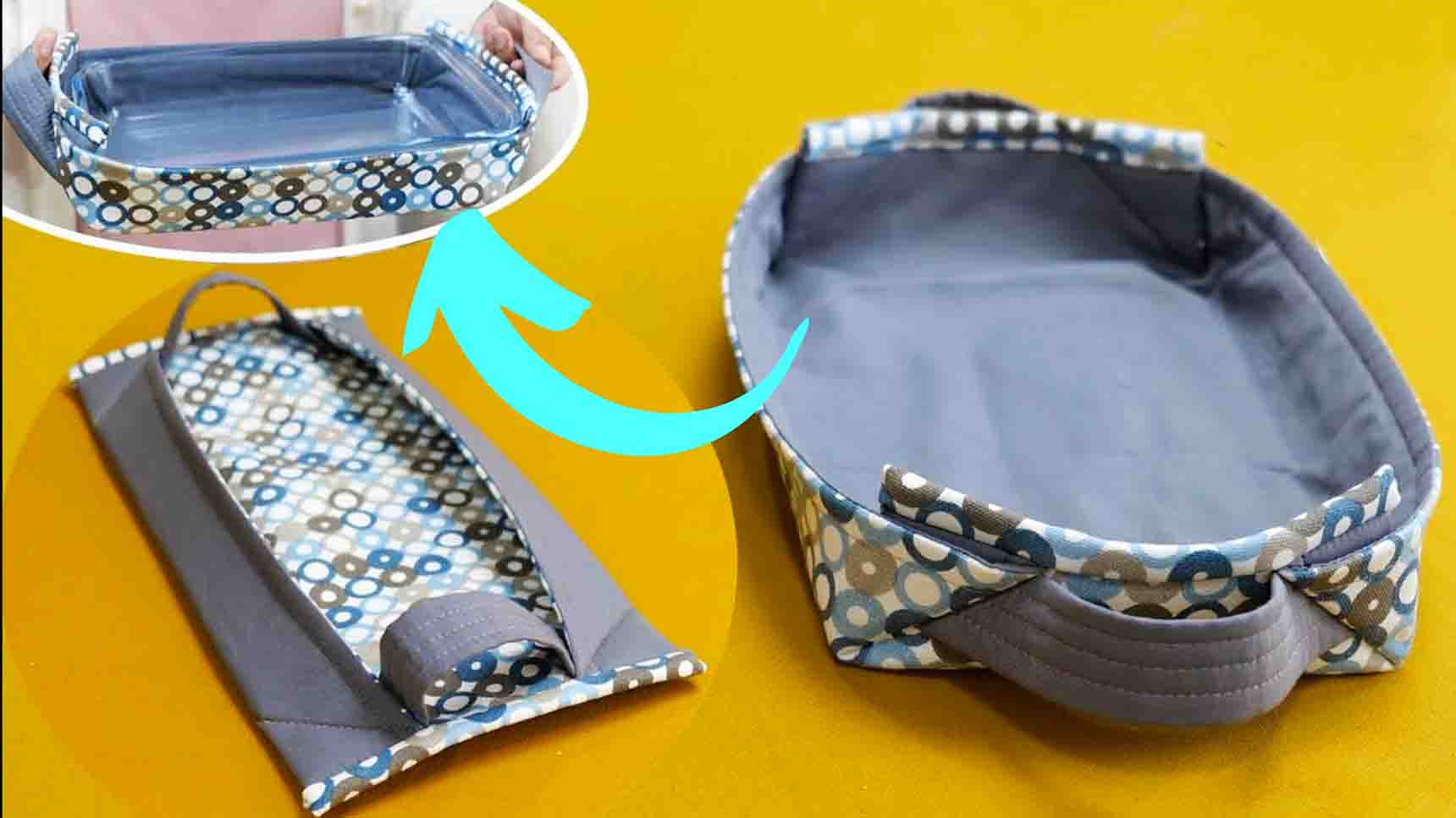 How To Sew A Hot Dish Basket In 7 minutes | DIY Joy Projects and Crafts Ideas