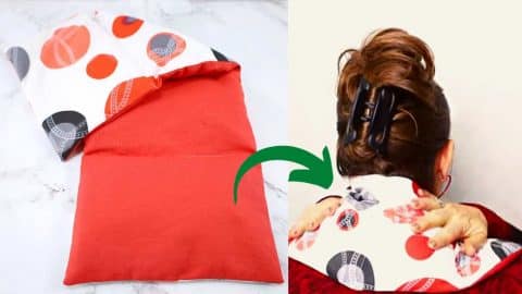 How To Sew A Rice Heating Pad For Sore Muscles | DIY Joy Projects and Crafts Ideas