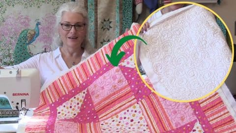 How To Stitch A “Double C” On Your Quilt | DIY Joy Projects and Crafts Ideas
