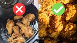 Mistakes Everyone Makes When Cooking Fried Chicken in the Air Fryer