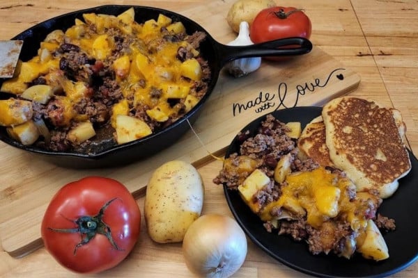 Shareable Skillet Cowboy Casserole Recipe