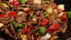 Super Easy Pepper Steak Recipe