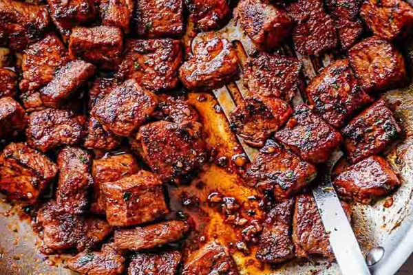 Easy cajun butter steak bites recipe