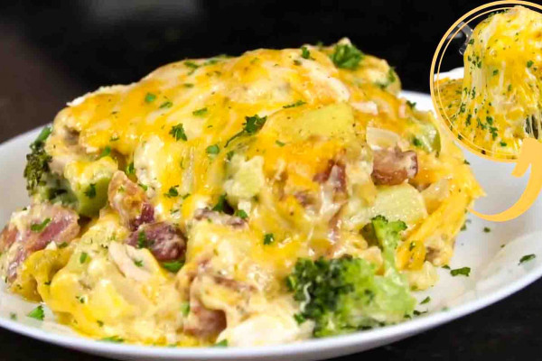 Easy chicken bacon ranch casserole recipe