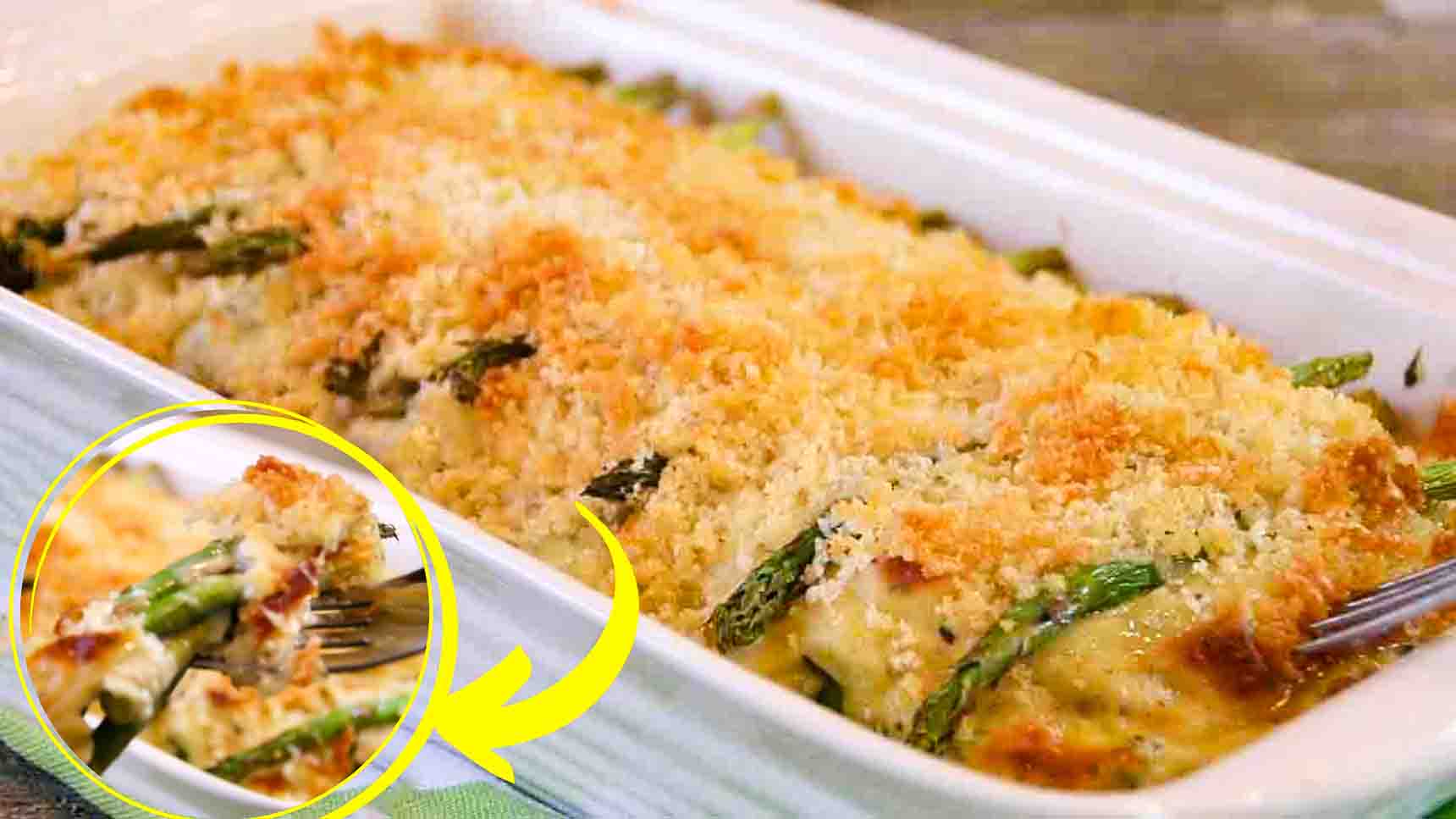 Creamy Asparagus Casserole Recipe | DIY Joy Projects and Crafts Ideas