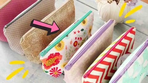 Easy DIY Cosmetic Pouch Tutorial | DIY Joy Projects and Crafts Ideas