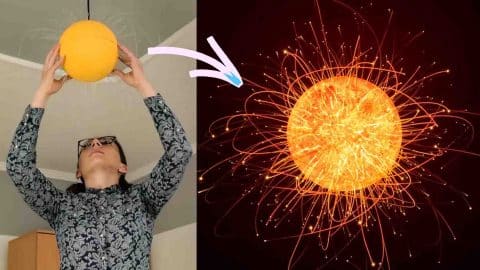 DIY Exploding Sun LED Lamp Tutorial | DIY Joy Projects and Crafts Ideas