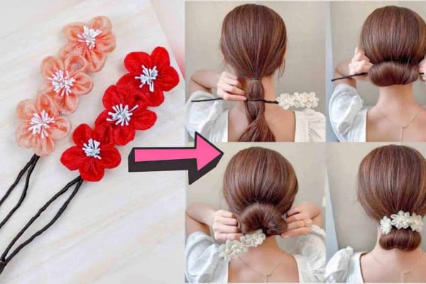 Easy hair bun maker tutorial