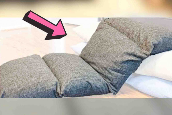 DIY cheap pillow bed tutorial